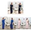 Elegantes Sommer-Locker-Taschenkleid mit stilvollem Cut-out-Design und weichem Strickstoff