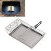 Foldable Toast Grill Rack Mesh Surface Foldable Toaster Camping Toaster  Outdoor Toasting