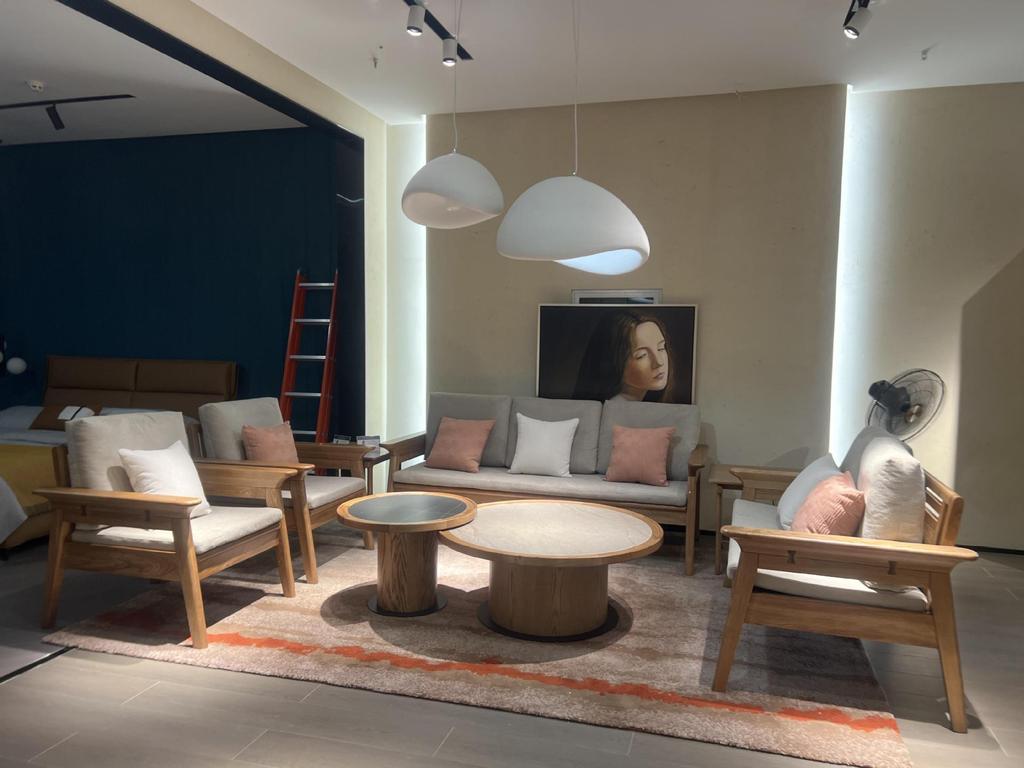 Japanese Cream Style Chandelier for Duplex Lofts, Restaurants, Bars, and Homestays