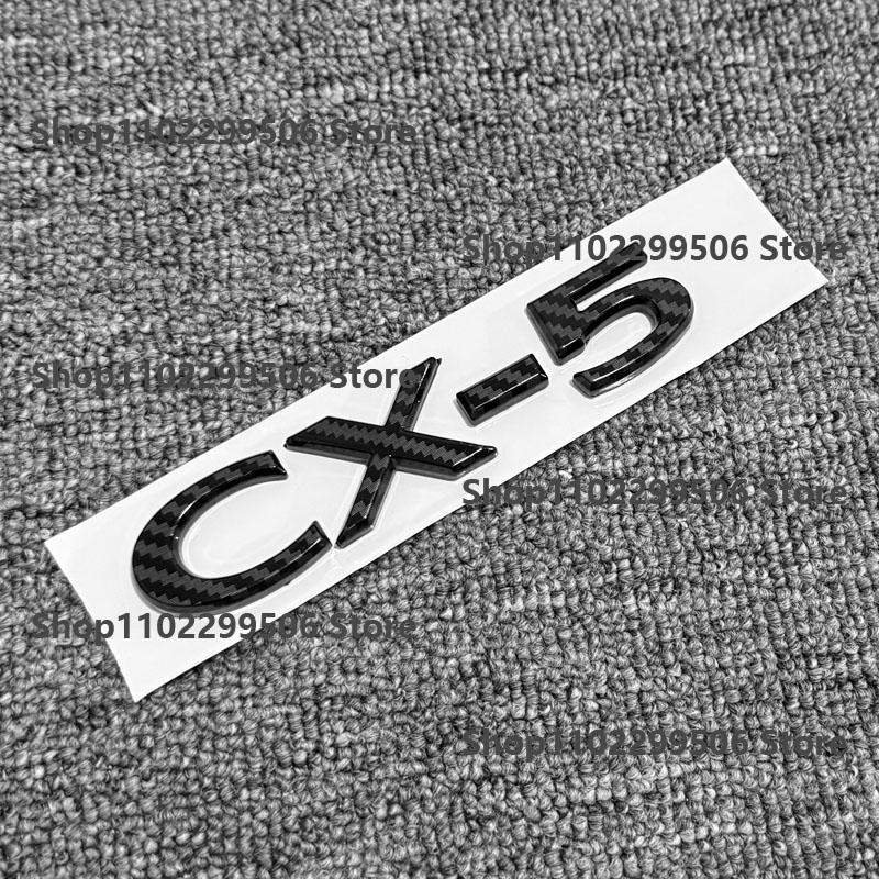 Für Mazda 2022-2025 CX-5 schwarzes Frontlogo CX5 Hecklogo, SKYACTIV G AWD Auto Buchstaben Ersatz Abzeichen Logo Kofferraum Dekorativer Aufkleber