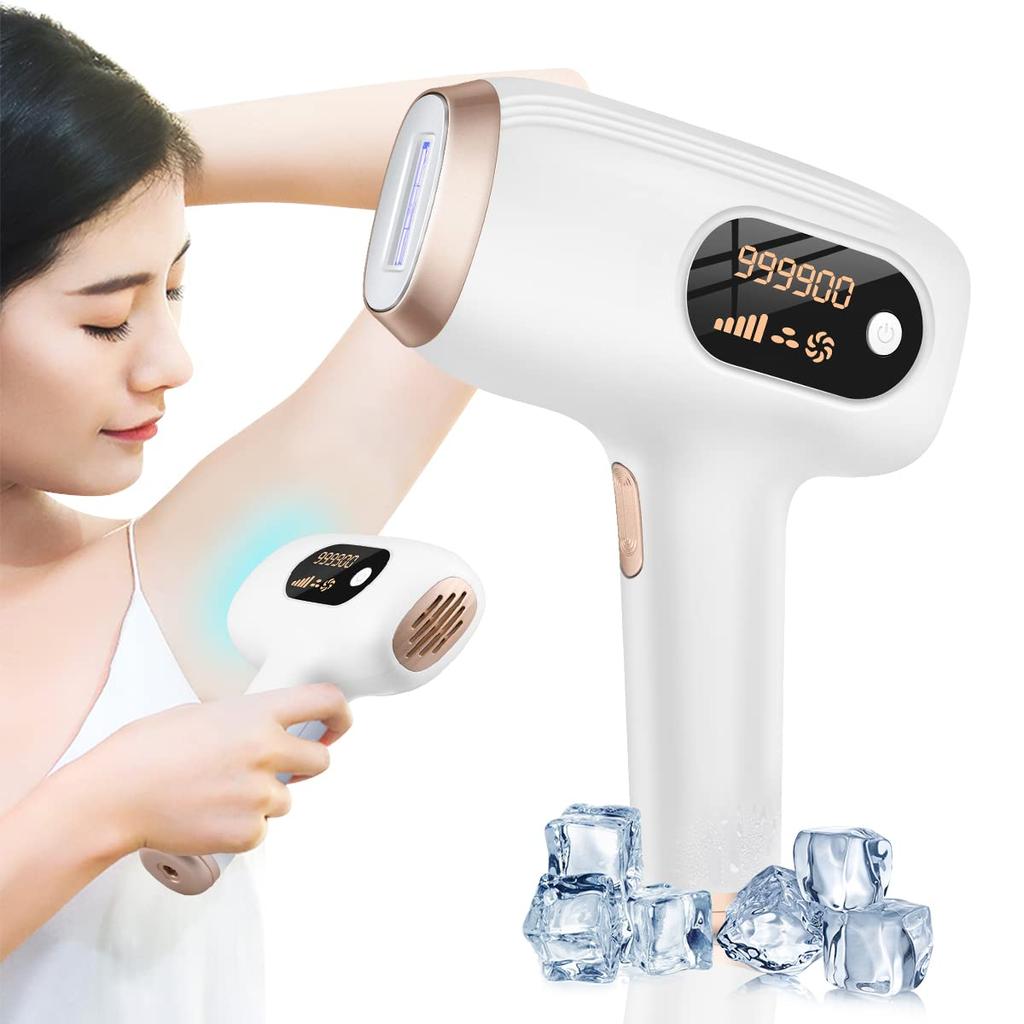 Epilator In Sapphire For Women and for Beards and Light Beauty Whole Body Unwanted Hair Whole Body Hair IPL Light High 5 Whole Body Hair Facial Beauty