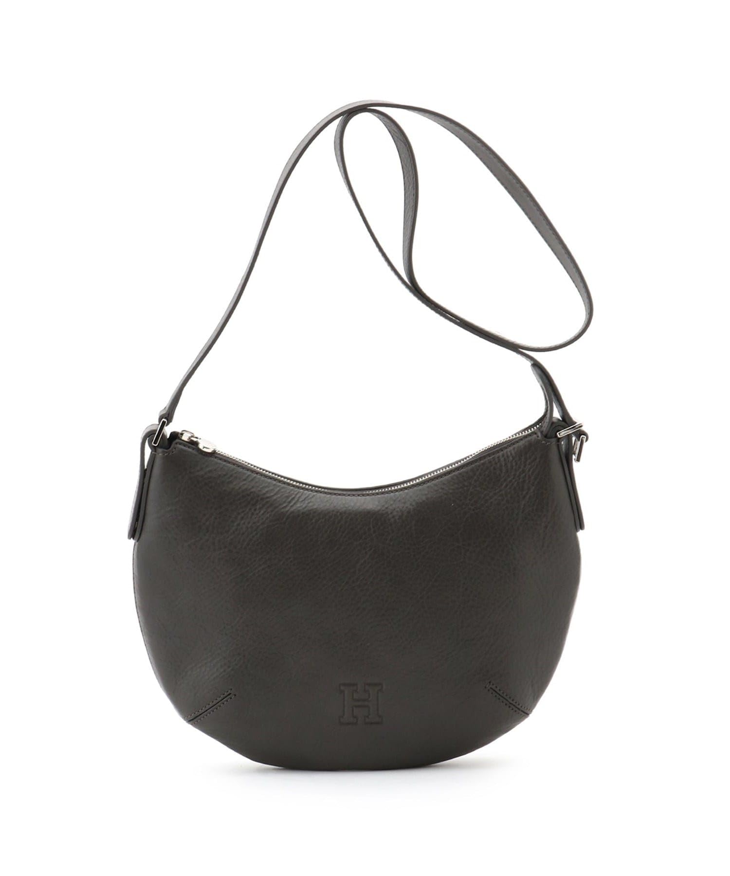 

Shoulder Bag Leather Shoulder Bag S 2WAY Genuine Leather P2520608 Dark Gray 01 [Hirofu] [Solo] Women s (115)