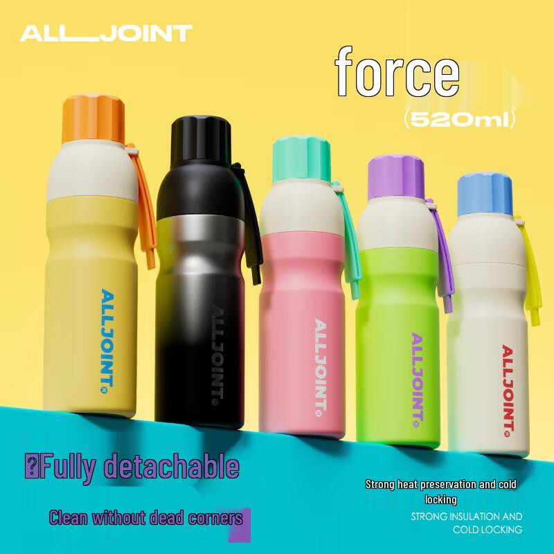 ALL-JOINT 316 Stainless Steel Multi-Function Insulated Sports Bottle