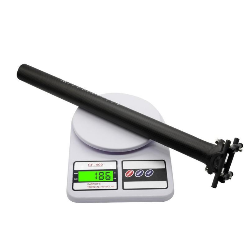 Carbon Fiber Bicycle Seatpost Road Mountain Bikes Lightweight 0 7 Offset 27.2mm/31.6mm Diameter