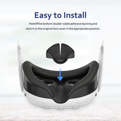 Ochrana očí pro VR headset Super měkký kryt Prodyšný proti pocení Nezpůsobující podráždění Polštářek na obličej