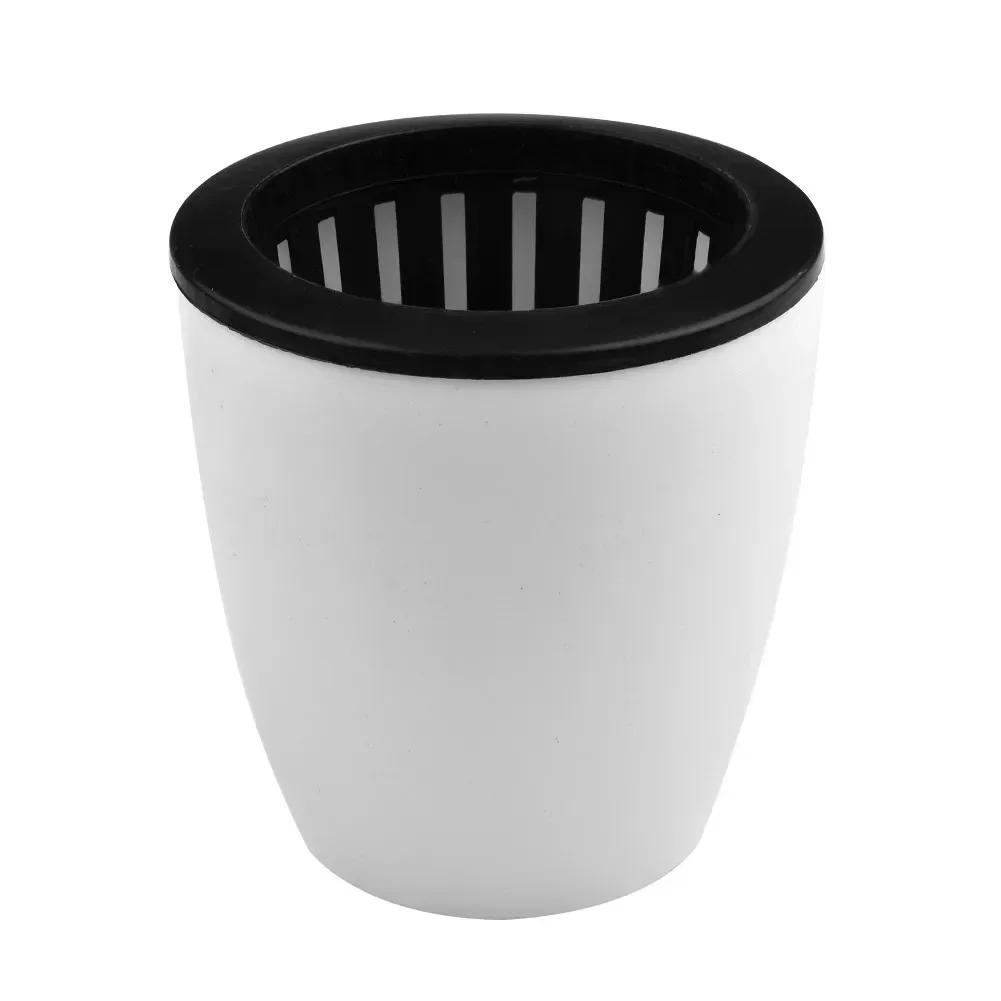 Lazy Flower Pot Flowerpot Imitation Porcelain Series Plastic Self Watering Pot For Home Tabletop Decor Big Deal Inner Outer Pot