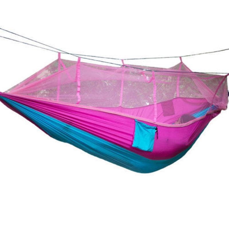 Premium Camping Doppelperson Reise Outdoor Zelt Hängemattenbett mit Moskitonetz