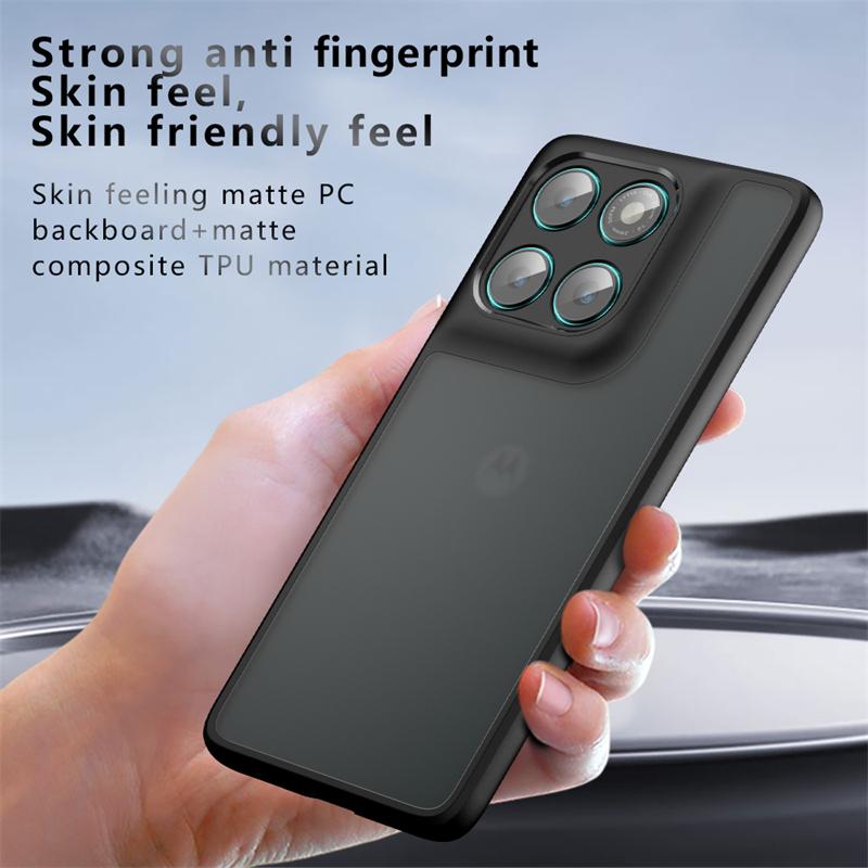 Translucent Matte Case For Motorola Edge 60S Matte Back Cover For Motorola Moto Edge 60S Case For Moto Edge 60S Case 6.67 Inch