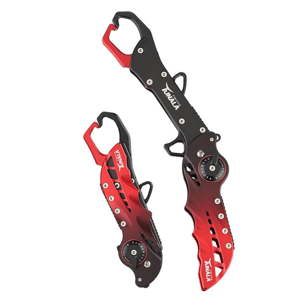 

Складной рыболовный захват для губ Складной контроллер для рыбы Алюминиевый сплав Держатель для рыбы Красный/ Синий/ Золотой/ Серый Рыболовный захват для губ красный