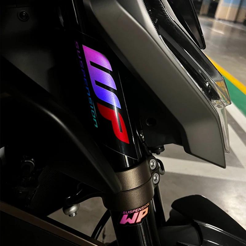 Samolepky tlumičů motocyklu WP Samolepka tlumiče vidlice Příslušenství pro motocykly pro Kawasaki Honda SUZUKI DUCATI Benelli
