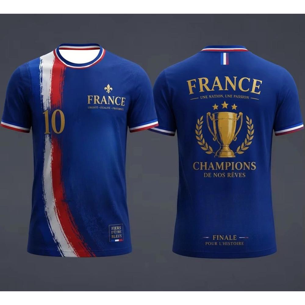 2026 Neues Spanien Frankreich Fußballtrikot Meister Gedenk Nationalmannschaft Fußballhemden für Männer Frauen Fans Oberteile