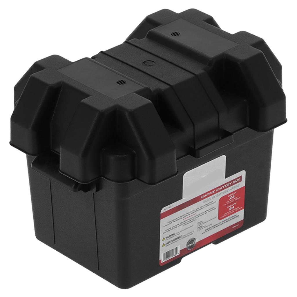 Multifunktionaler Batteriekasten-Aufbewahrungshalter mit großer Kapazität und Gurt, universell für Auto, LKW, Boot, Wohnmobil