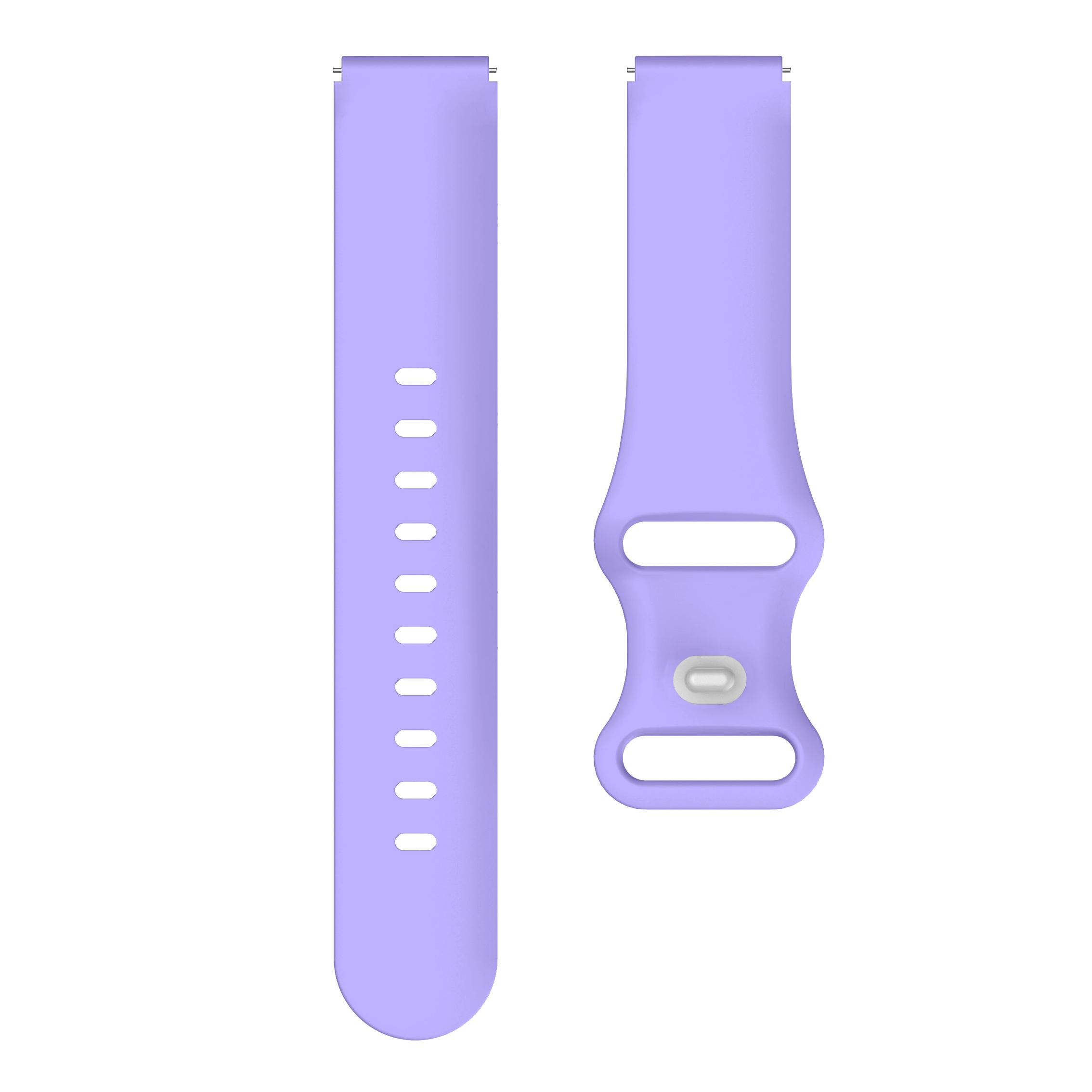 

Ремінець для Garmin Watch Venu 2S 3S Running Дихаючий браслет для Garmin Watch Forerunner 265S 255S Venus 2S 3S Active S Band 18mm Universal бузковий