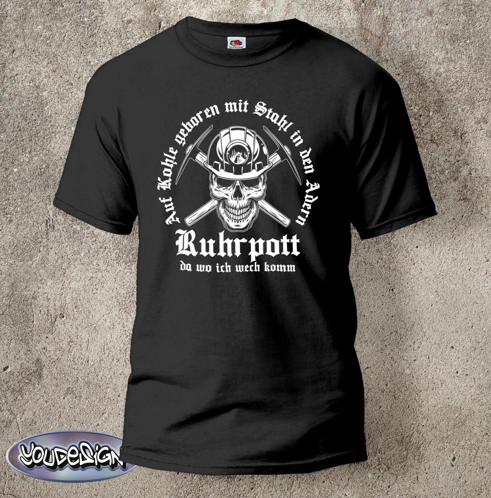 Ruhrpott home shirt love mining born on coal T-shirt Steiger buddy XXXL