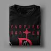 Men's Vampire Hunter D Hellsing T Shirts Anime Pure Cotton Clothing Funny Short Sleeve Round Collar Tees Gift Idea T-Shirts
