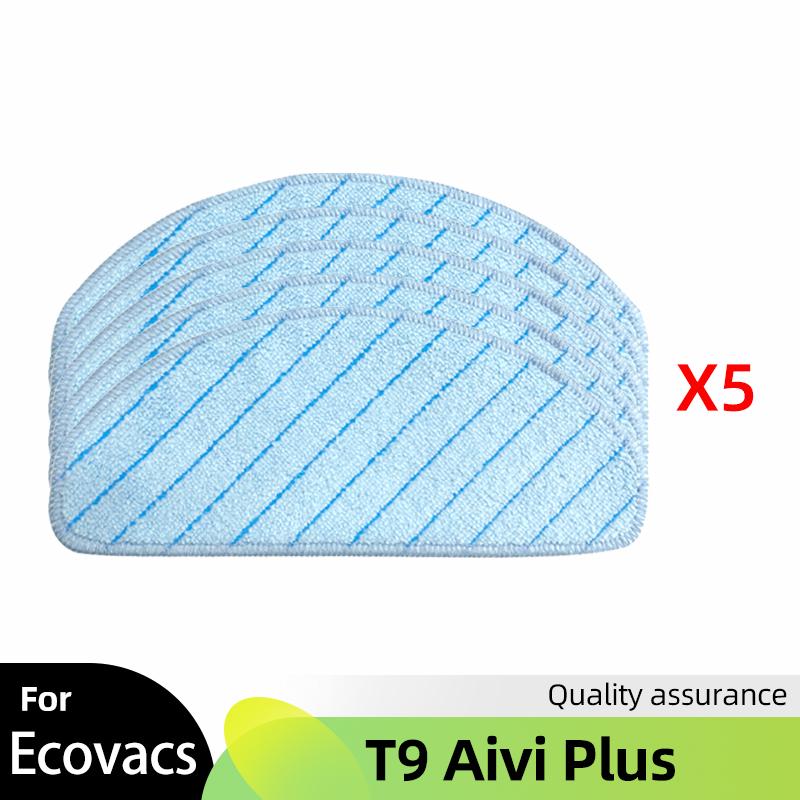 

Fit For Ecovacs Debot T9 Aivi Plus Main Side Brush Hepa Filter Mop Cloths Rag Dustbin Dust Box Replacement Accessory
