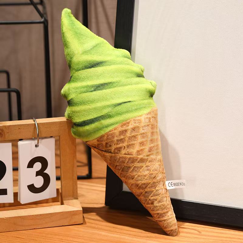 20/50cm Süße Eiscreme Puppe Simulation Plüschtier Handgemachte Puppe Cartoon Anime Niedriges Kissen Kissen Heimdekoration Kinder's Bir