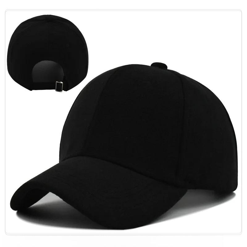 Solid Suede Retro Baseball Caps For Men Women Spring Autumn Street Snapback Hip Hop Hat Adjustable Faux Fur Sunscreen Visor Cap