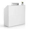 VEVOR Reception Desk, 46.46 x 19.69 x 43.90 in Rectangular Front Counter Table, Office Reception Desk, Retail Counter and Front Reception Counter