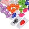10/50Pcs Skull Nail Art Charms Flatback Beads, Punk Halloween Party Holiday Nail Art DIY Decoration