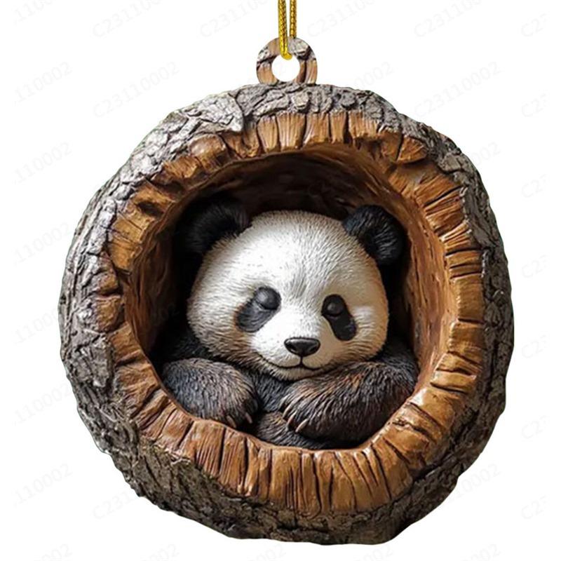 Christmas Acrylic Animal Ornaments 2025 Christmas Tree Pendant Seasonal Decor for Tree Hanging Xmas Navidad Party Supplies