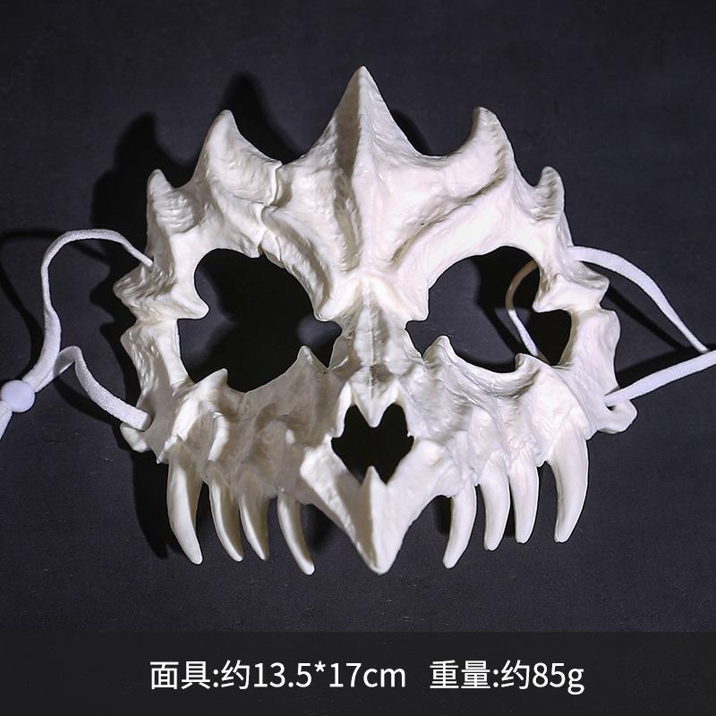 Resin Mask, Dragon God, Tiger, Tengu, Inuyasha Cos Werewolf Skull, Halloween Mask