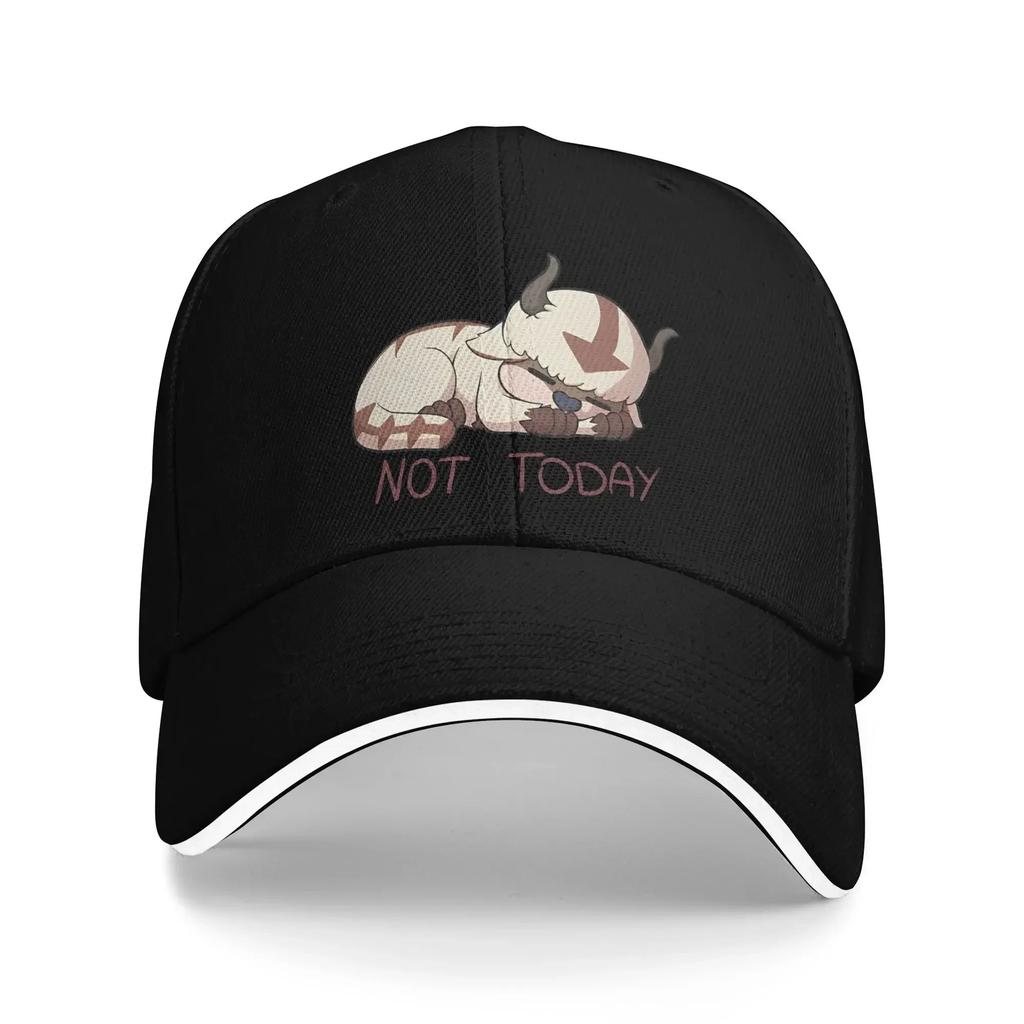 aAppa Not Today Baseball Caps Retro The Last Airbender Sandwich Caps for Men Women Breathable Sun Hat Sport