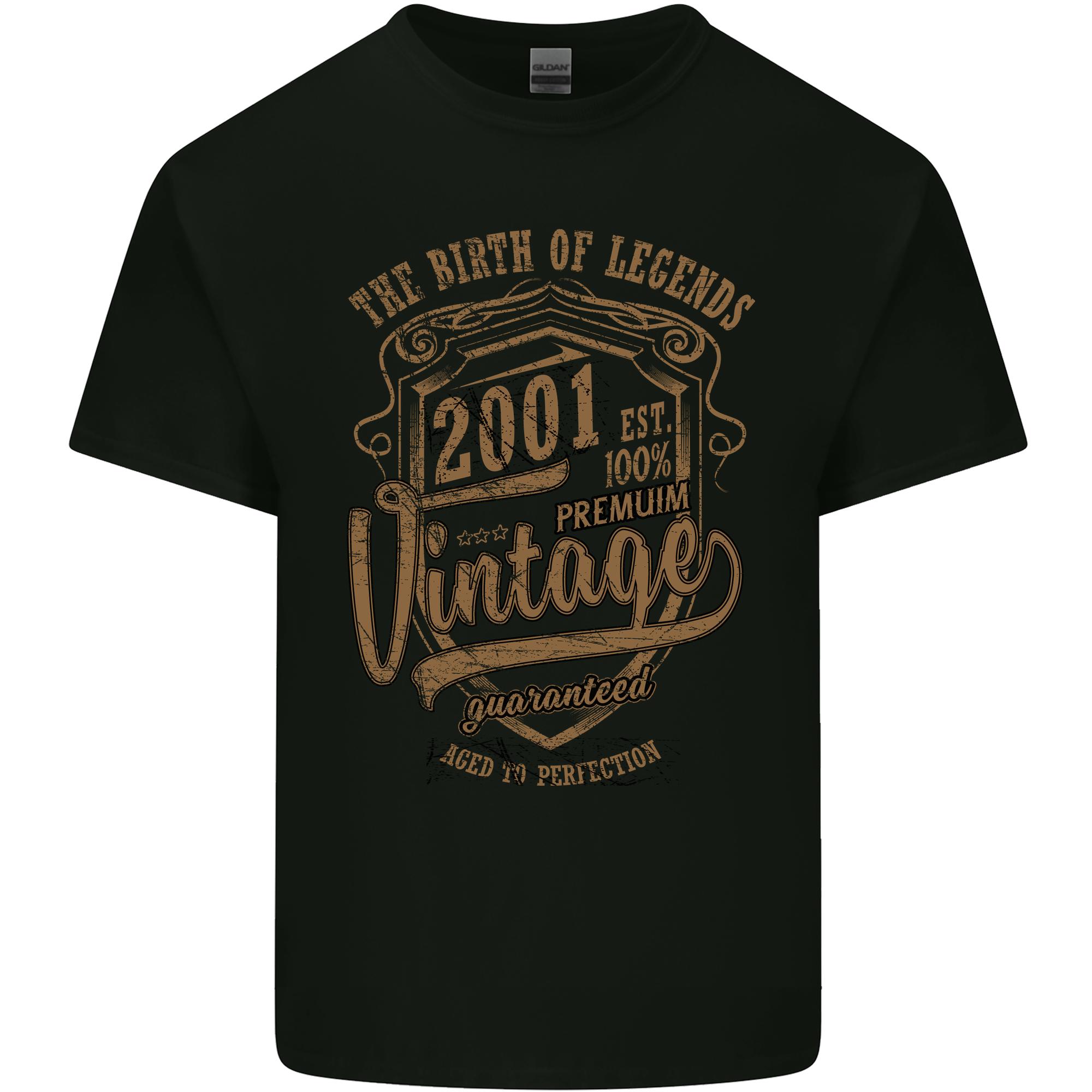 Birth of Legends 25th Birthday 2001 Unisexs Light Cotton TShirt S