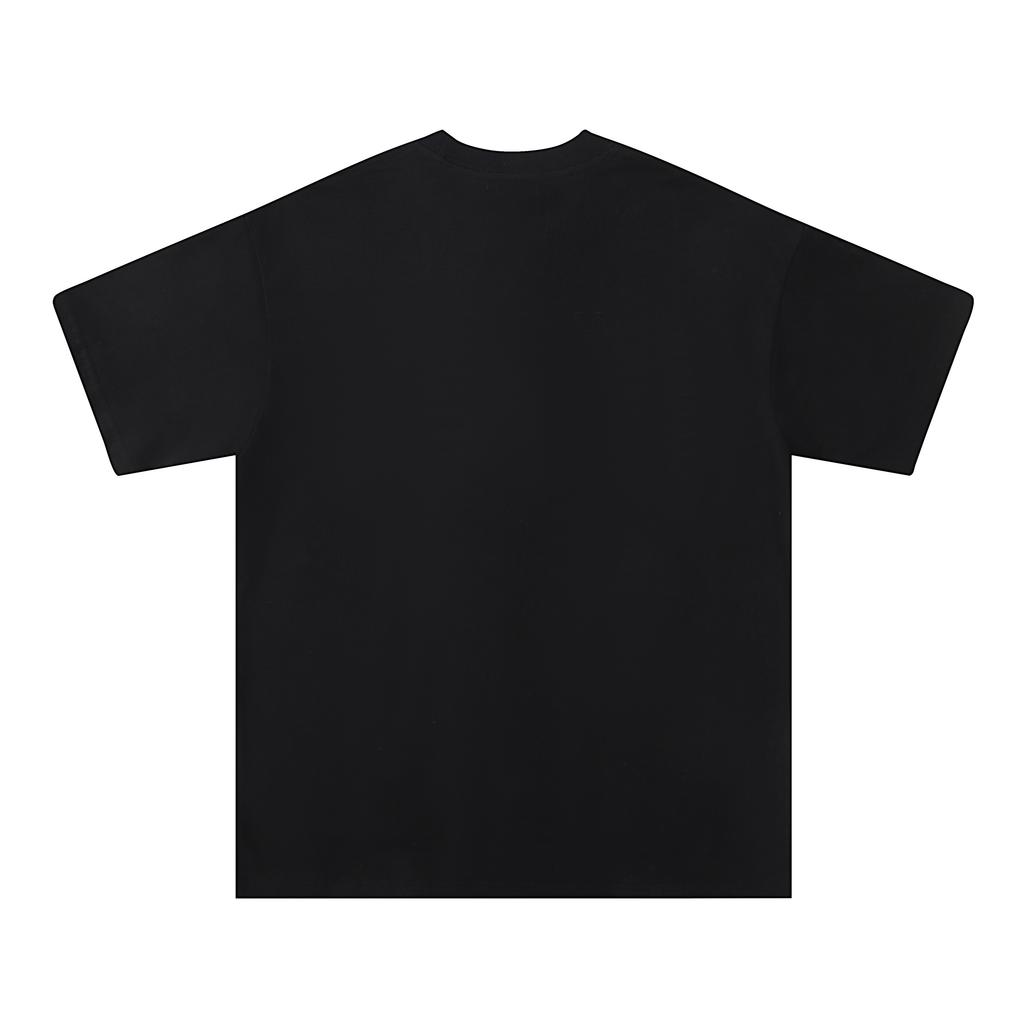 721 Amiri 2025 Sommar Ny Herr- och Dam Lös Högkvalitativ Bomull Plus Size T-shirt Par T-shirt Spricka bokstav lejon tryck