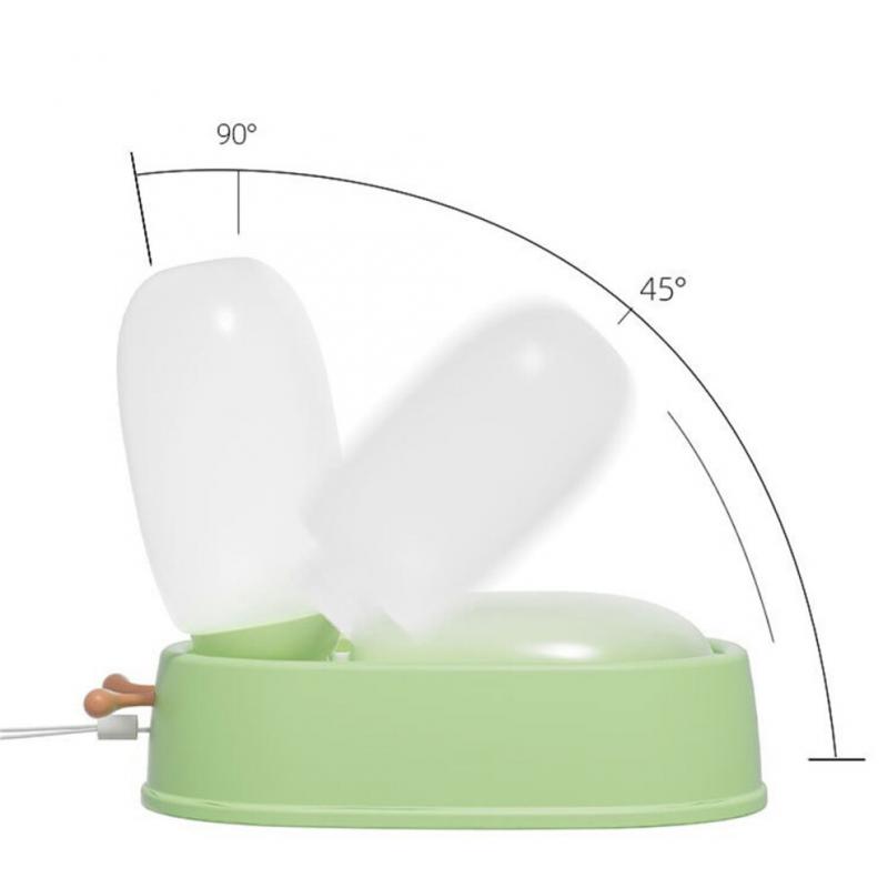 Portable Pet Water Bottle & Dispenser, Green