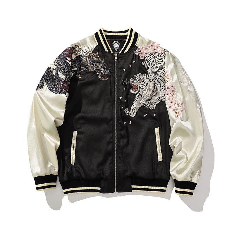 

Autumn/Winter Couple s Patchwork Jacket with Heavy Embroidery of Four Divine Beasts in New Chinese Style XL (70-80 kg) вино красного