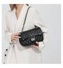 2024 Módní Argyle Vyšívaná Texturovaná Dámská Crossbody & Taška přes rameno - Velká kapacita, Ručně vyráběný řetízkový design