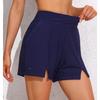 Charmleaks Damen-Badeshorts mit Taschen, hoch taillierte Badeanzughose, Bauchkontroll-Badeanzug