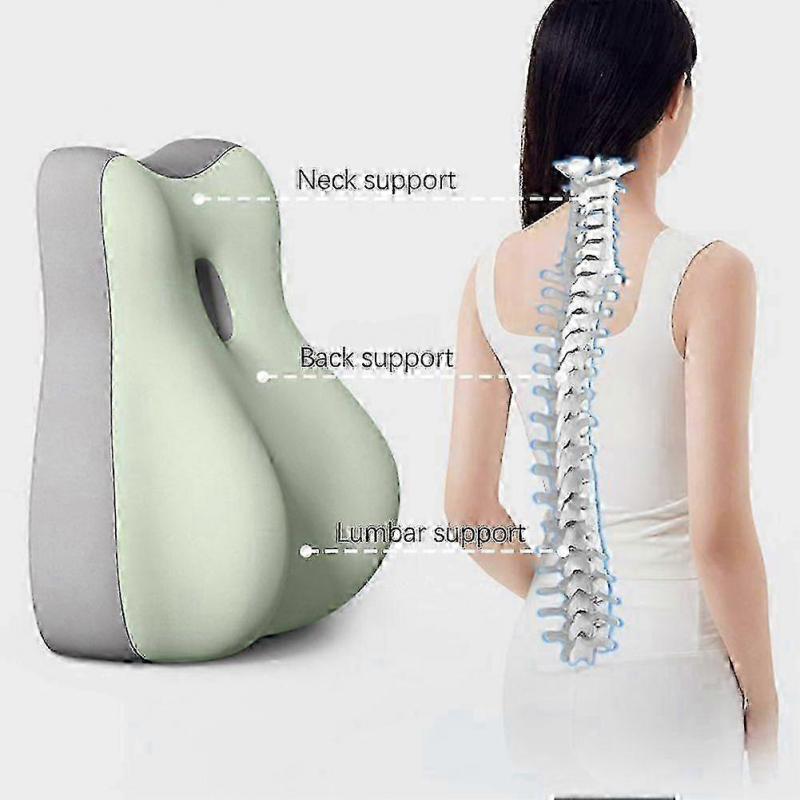Ergonomic Multi-Positional Wedge Pillow Thicken Memory Foam Body Pillow Cushion for Bed Reading Relaxing Back Pain Relief