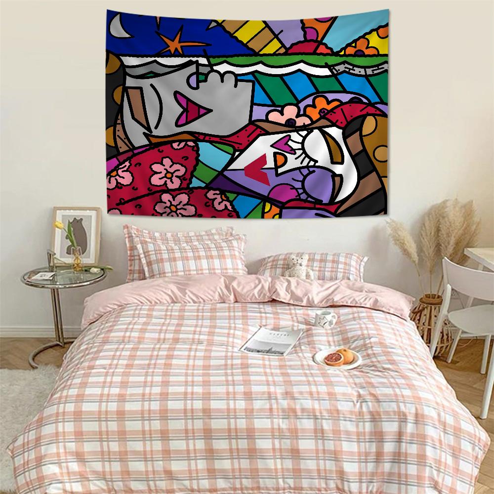 Britto Anime Tapestry Art Science Fiction Room Home Decor Wall Art Decor