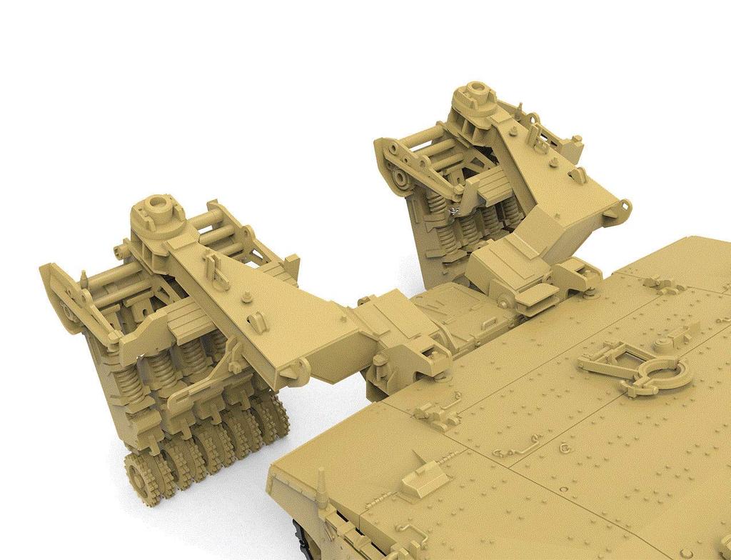 Μοντέλο Κλίμακας Ισραηλινό Κύριο Άρμα Μάχης Merkava LIC Σύστημα Εκκαθάρισης Ναρκών Πλαστικό Μοντελιστικό Κιτ MTS049 1/35 Mk.4/4 Nochri-Kal