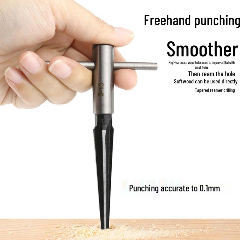 Alezor conic pentru prelucrarea lemnului, 1/8-1/2" (3-13mm), Teșirea scândurilor de lemn, Capacitate 5-16mm