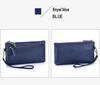 Women's Large Capacity Cowhide Clutch Wallet with Phone Storage