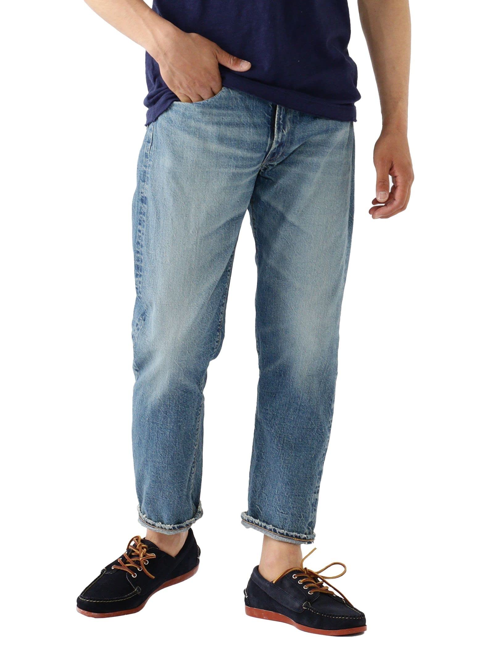 

100 Famous Pants WAREHOUSE LOT1105 Світлий індиговий денім 31 38210013386 [Продукція BEAMS] [BEAMS Plus] Чоловічий