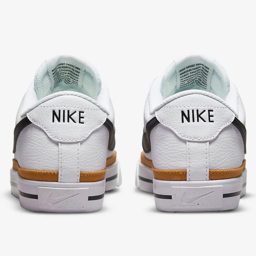 Nike Court Legacy Next Nature W COURT LEGACY NEXT NATURE Size Japan Shoes, White/Desert Ochre/Team Orange/Black, DH3161-100, 27.0cm,