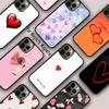 Girl's Cute Heart Love Red Magnetic Phone Case For APPLE iPhone 17 Air 16 14 13 12 Pro Max 15 Plus Wireless Charge MagSafe Cover