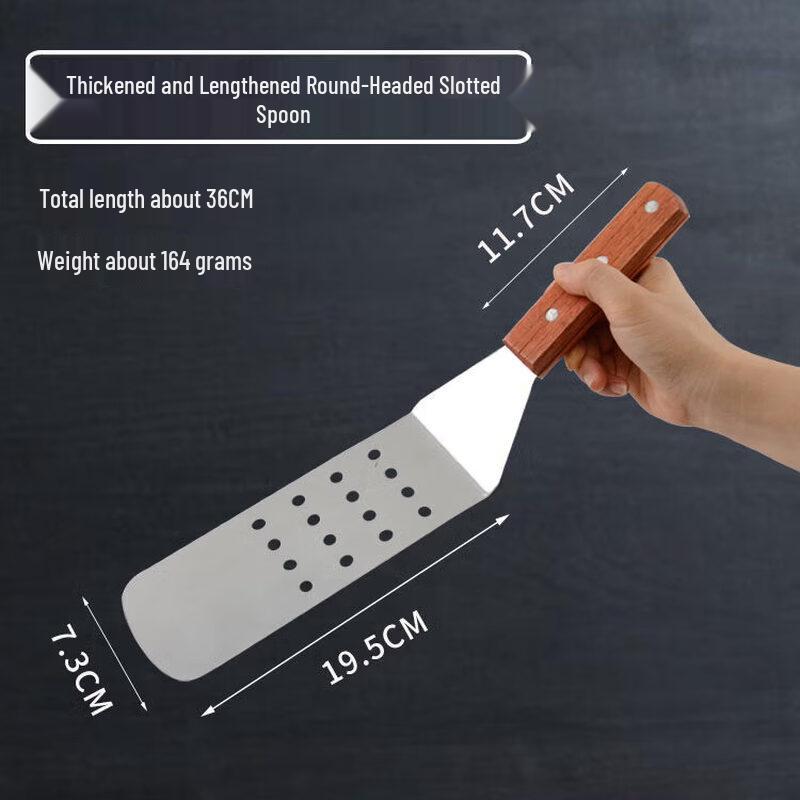 Qiwei Stainless Steel Multi-purpose Cooking Spatula