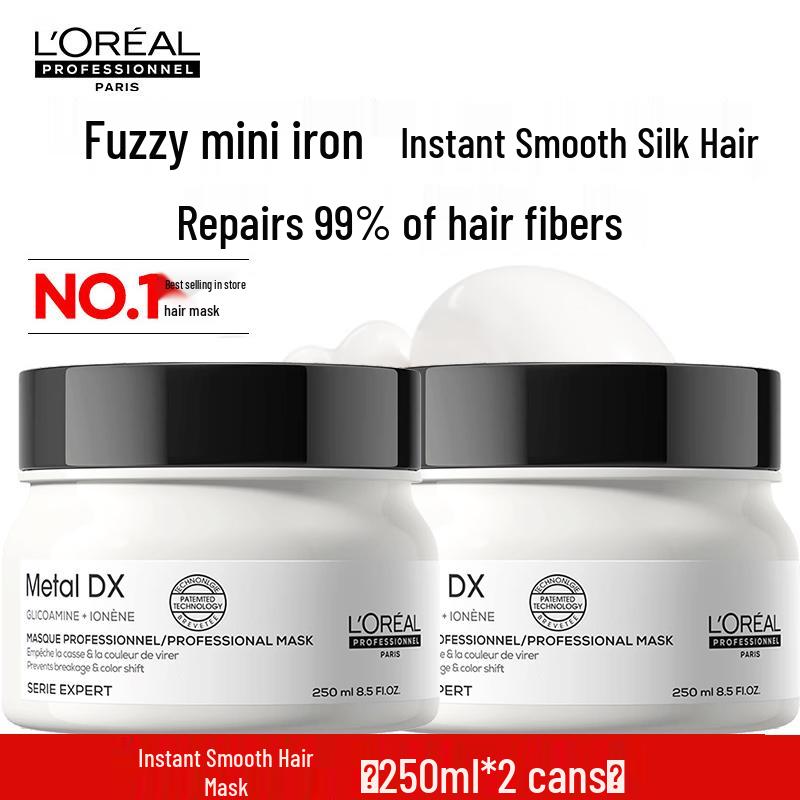L Oreal PRO Instant Smooth & Repair Hair Mask Duo