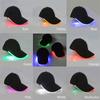 LED Baseball Lys Caps Lysende Partyhatt Klubb Hip Hop Mote Glød Blink Reise