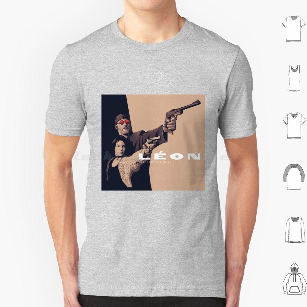 Leon The Professional T Shirt 6xl Cotton Cool Tee Leon Leon The Professional Movie Mathilda Natalie Portman Film Jean Reno The