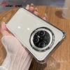 360 Degree Rotating Magnetic Bracket Shockproof Plating Case For Huawei Mate 70 60 50 40 30 Pro Transparent Back Cover