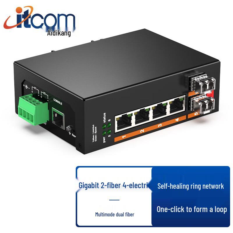 

Itcom Gigabit Managed Fiber Optic Ethernet Switch