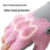 Kids' Non-Slip Half-Finger Gloves for Cycling & Sports - Breathable, Wear-Resistant, Prevents Calluses