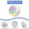 1pc Vibrant Rainbow Striped Beach Ball, Perfect for Birthday Parties & Summer Celebrations,Durable Pool Toy, Beach Accessories