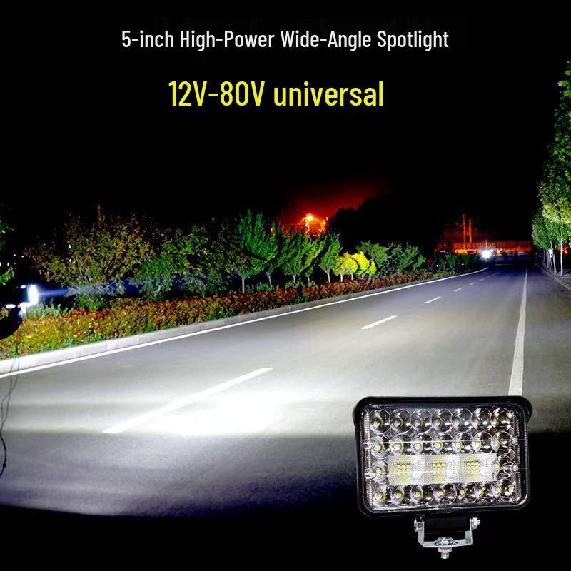 Super Bright LED Spotlight for Trucks & Vehicles: 12v/24v Headlight and Fog Light